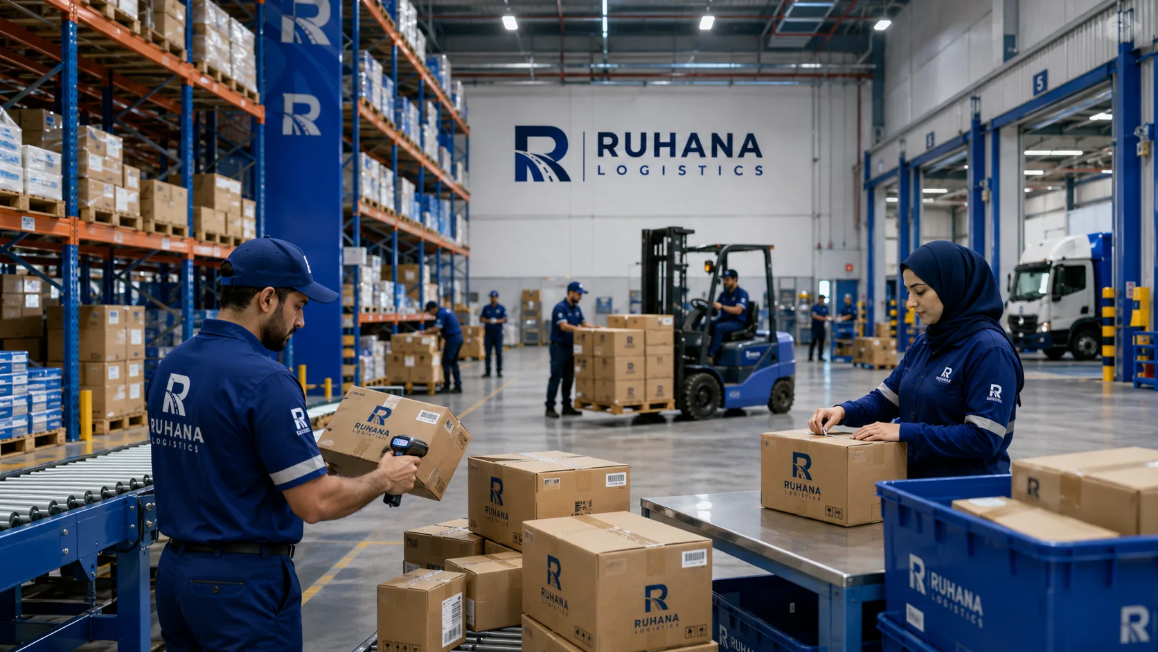 Ruhana Logistics warehouse operations